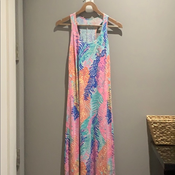 Lilly Pulitzer Dresses & Skirts - Lilly Pulitzer racerback maxi dress in pima cotton